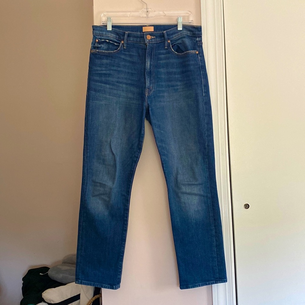 MOTHER The Swooner Rascal Ankle Straight Jeans